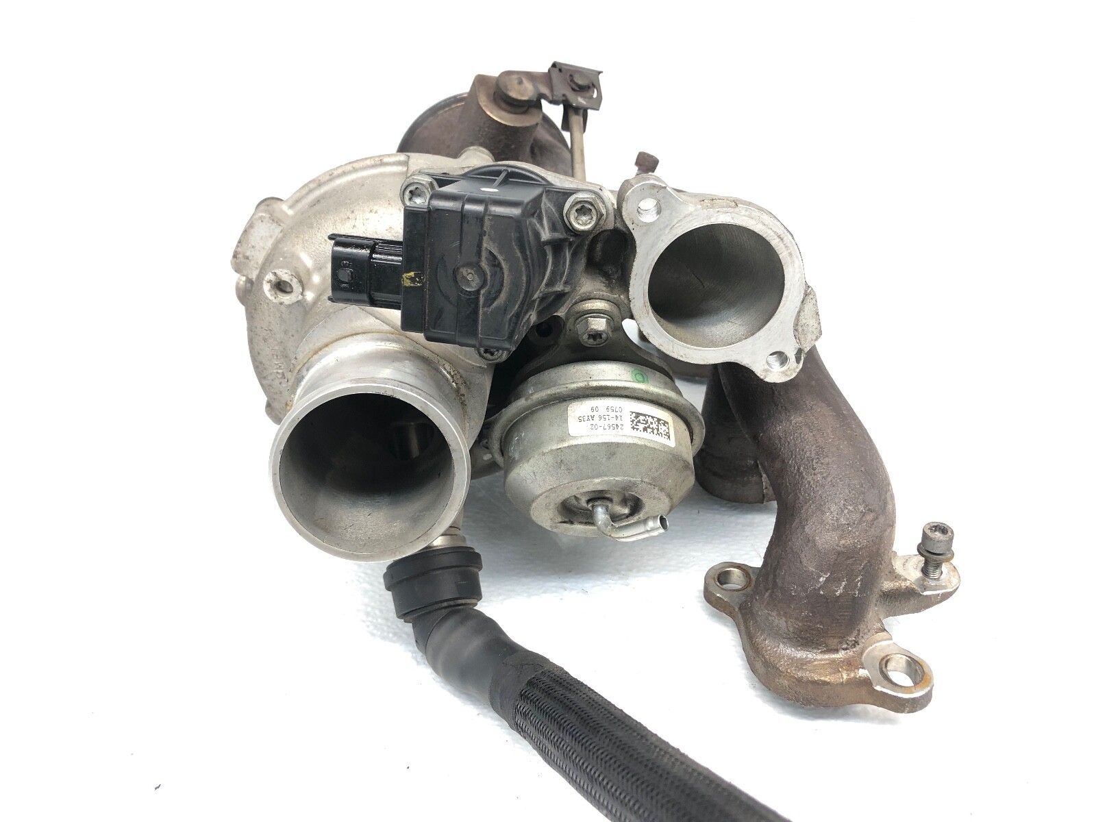 2014-2020 MASERATI QUATTROPORTE 3.0L LEFT DRIVER SIDE TURBOCHARGER OEM #NOTES.