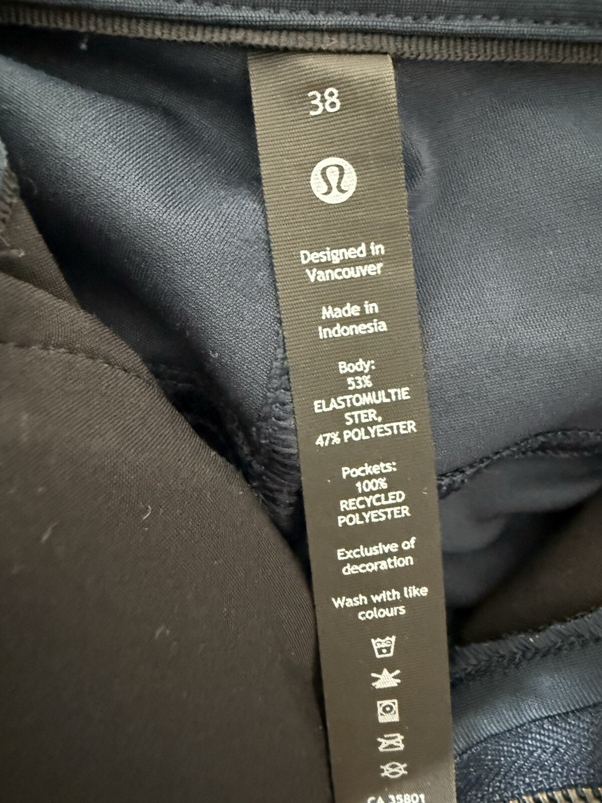 LULULEMON ELASTANE POLYESTER ZIP FRONT POCKETS ME… - image 5