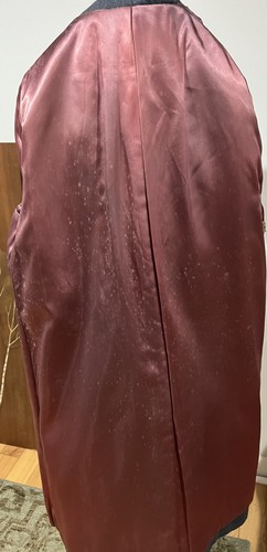 Damen Vintage 50-60’s Kleid Mantel grau Wolle Nerz Kragen 8-10 Holly Gal Worsted - Bild 11 von 14