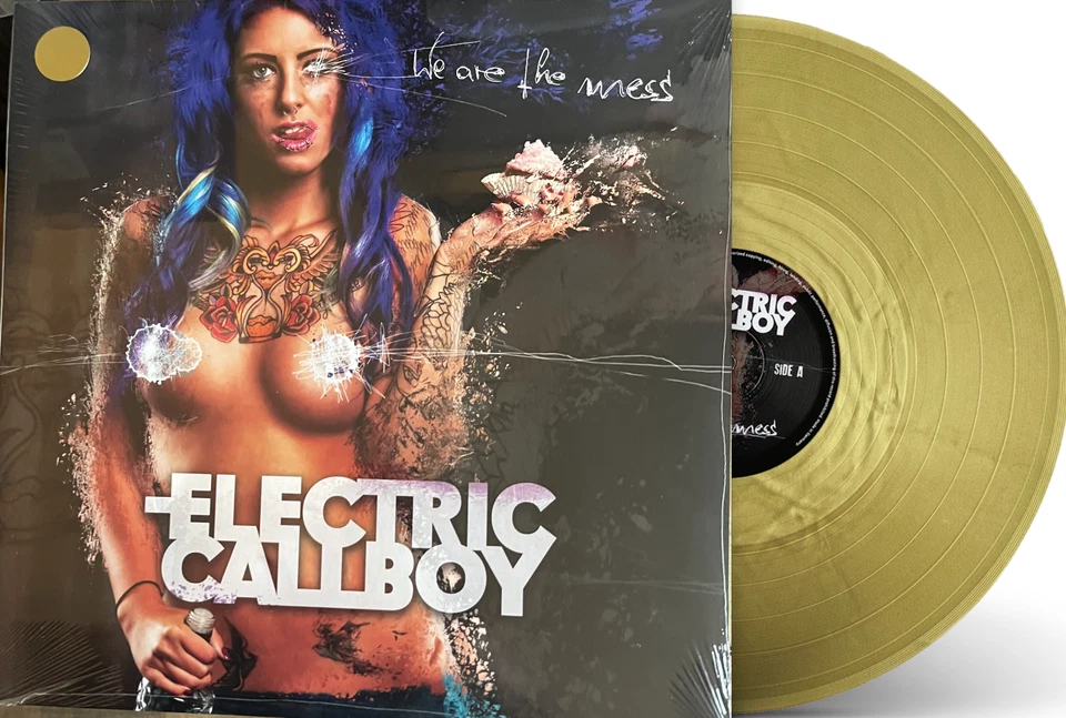Electric Callboy - We are the Mess Limited Edition Gold Vinyl LP 529 WW NEU NEW - Bild 2 von 4