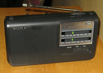 Sony ICF-38 AM/FM Portable Radio | eBay