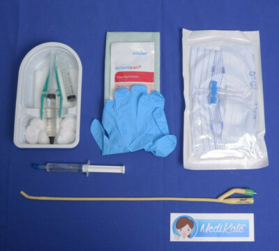 Tiemann Blasen-Katheter 12-20 CH Latex + Gr. Wechselset + T-Tab-Beutel 2L STERIL