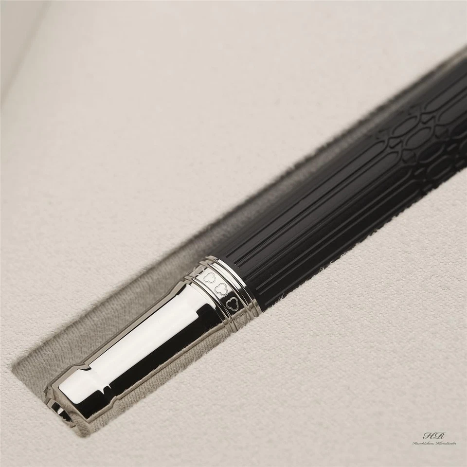 Montblanc Writers Edition Homage to Victor Hugo Rollerball Black ID 125511 OVP - Bild 4 von 4