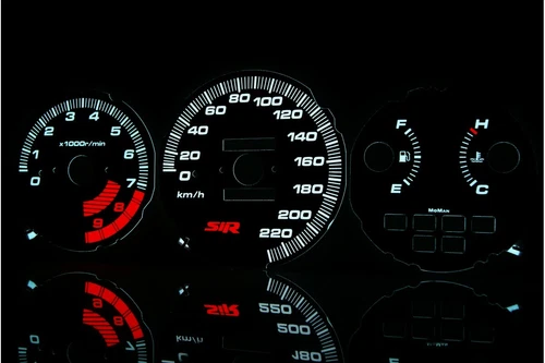 Honda Civic 1992-1995 - SIR Design Glow Gauge Plasma Dials Speedometer EG EH EJ1 EJ2