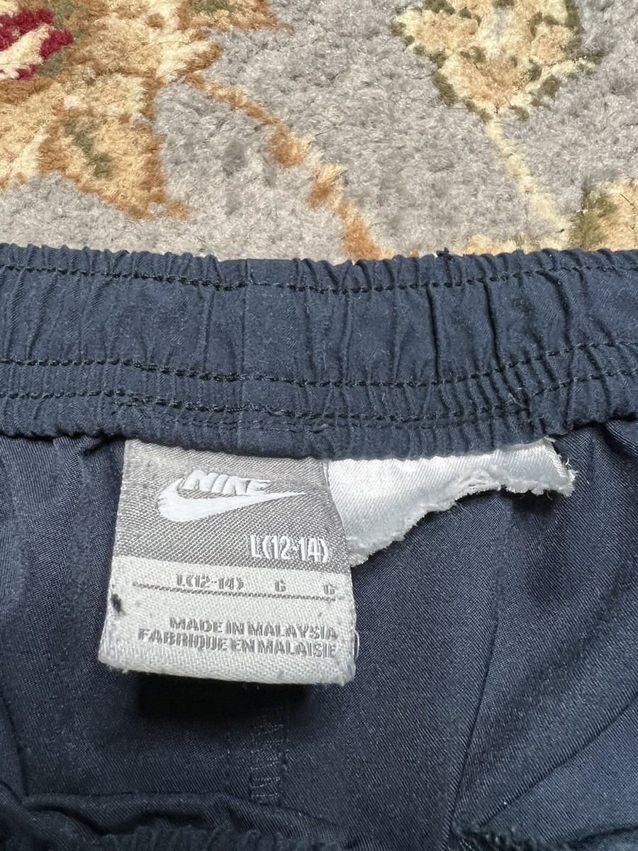 Vintage Nike Y2K Pants Youth Large Blue Vtg 2000s Kids | eBay