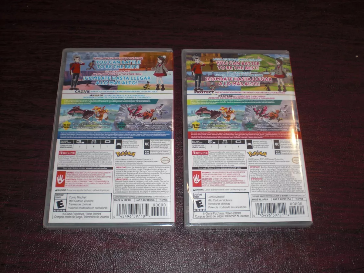 NEW Pokemon Sword Expansion Pass Pokemon Shield Expansion Pass Nintendo  Switch 45496596583