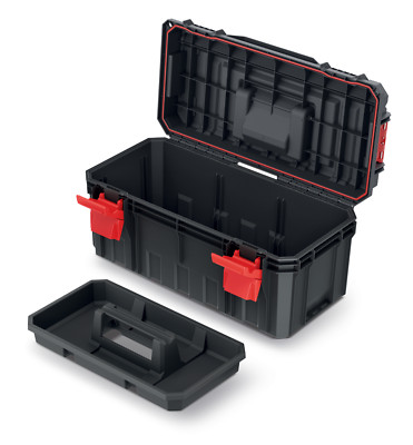 Kistenberg Werkzeugkiste Werkzeugkoffer tool box Rot  X-Block SOLID PRO 55