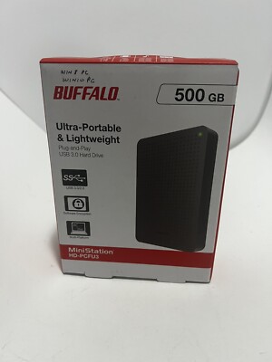 Buffalo Mini Station Ultra-Portable HD-PCFU3 USB 3.0 Hard Drive Buffalo Mini Station Ultra-Portable HD-PCFU3 USB 3.0 Hard Drive