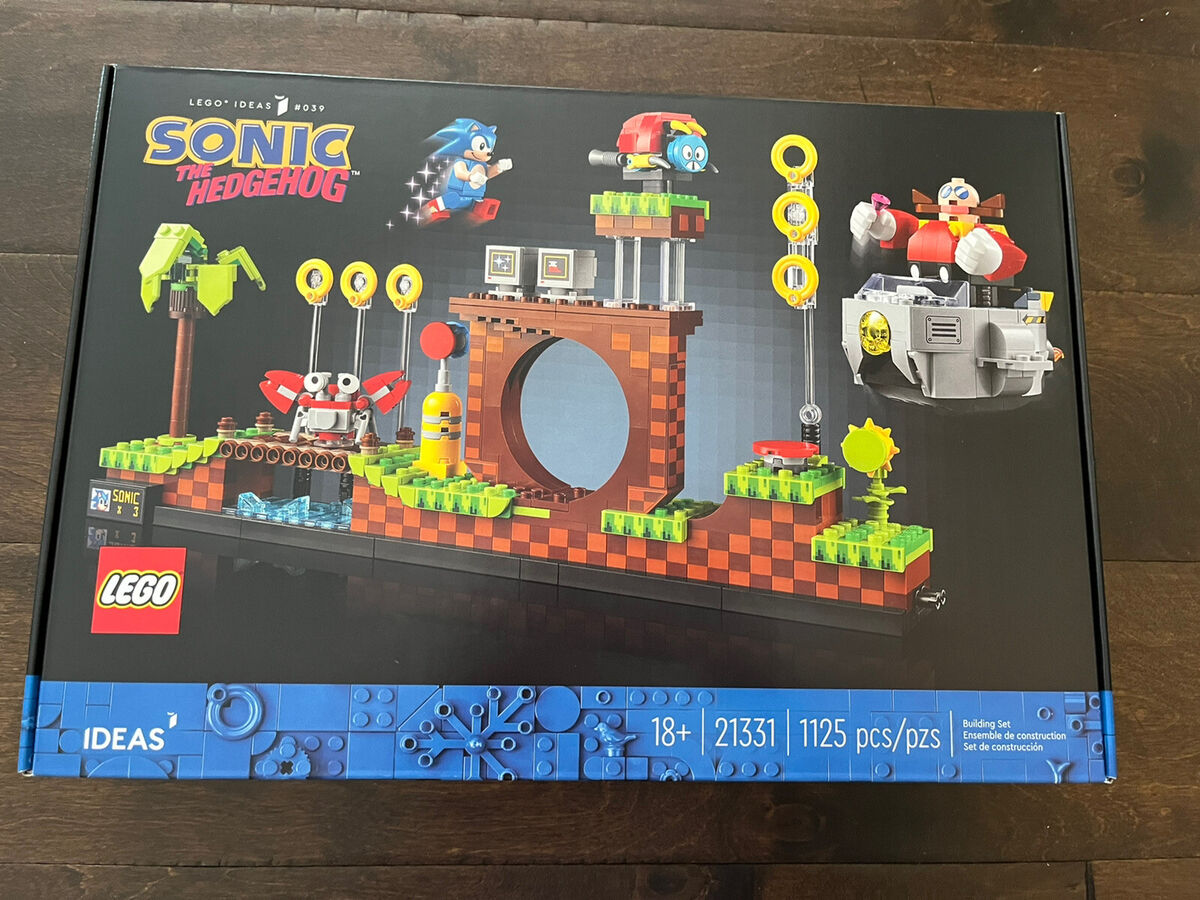 LEGO 21331 Sonic the Hedgehog Green Hill Zone Set Brand New Fact Sealed  In-Hand