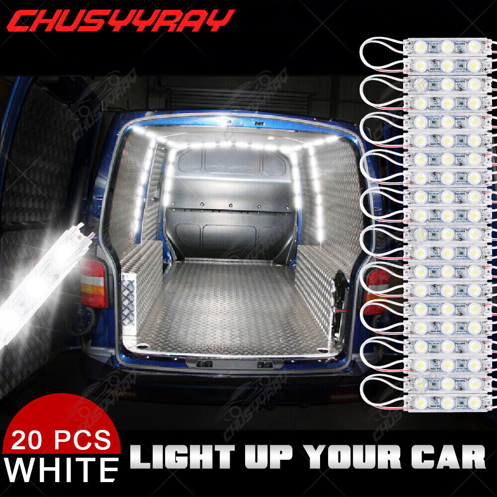 For Ford Transit Custom 2013+ SUPER BRIGHT Van Back Interior Load