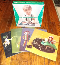 Vtg 1967 Toddler's Education Inc Your Baby Can Read Mother Goose Game Puzzles