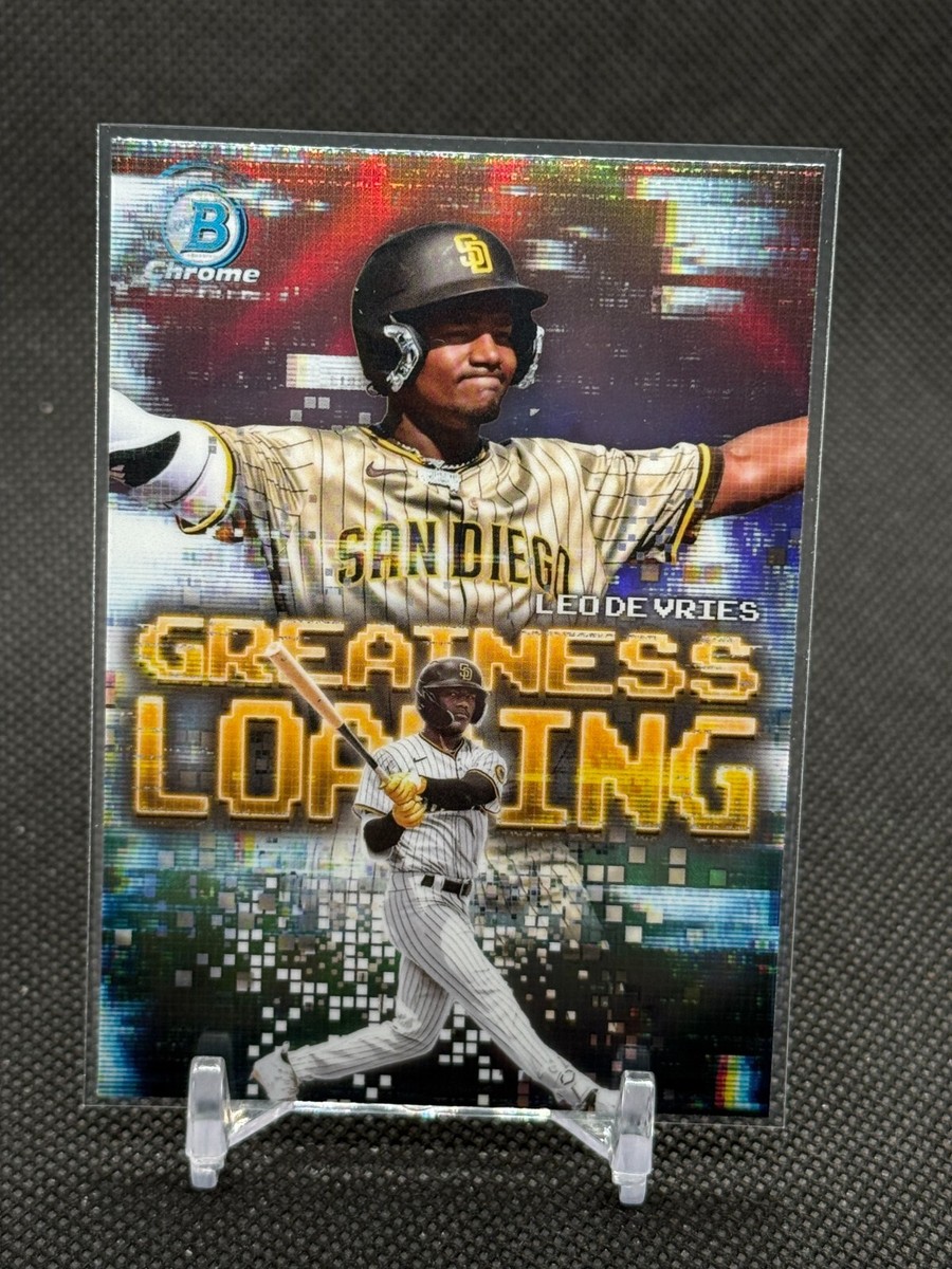 2025 Bowman Chrome GREATNESS LOADING Leo De Vries #GL-12 - San