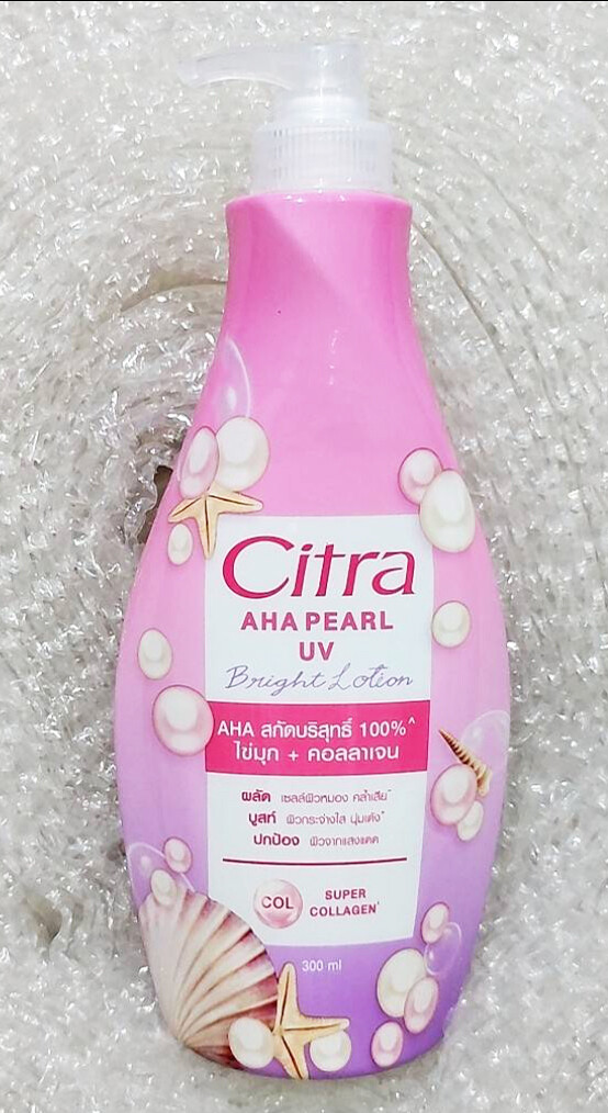 Citra AHA Pearl UV Bright Lotion Super Collagen Hand And
