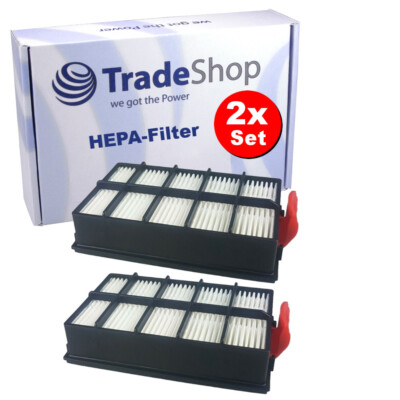 2x Ersatz HEPA-Filter für Bosch BGS 6 Pro 1, 6 Pro 1/01, 6 Pro 101, 6 Pro 2