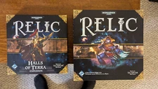 Fantasy Flight Games Relic & Halls of Terra Expansion: SLEEVED Near Mint