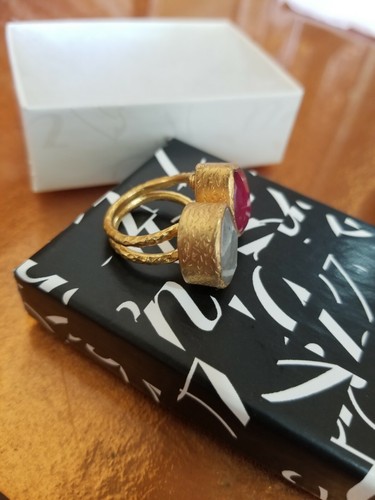 Tiklari women's bronze plated 24 MOROCCAN/TURKISH inspired ring sizable.. - Picture 3 of 7