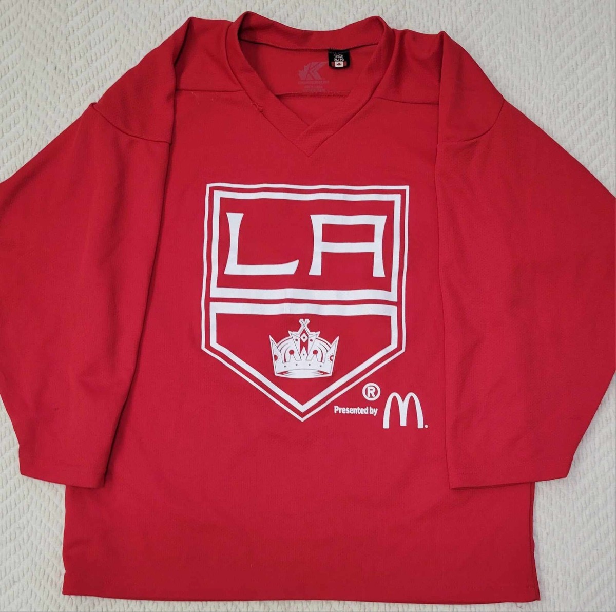 KOBE LA Kings #19 Practice Jersey Youth XL Red