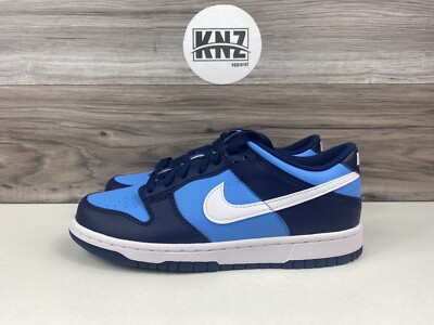Nike DUNK Low University Blue White UNC Tarheels Shoes GS Women's