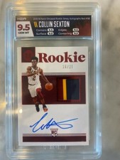 2018-19 Collin Sexton Panini Encased Autographs RED /25 RPA HGA 9.5 GEM rookie