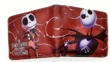 Nightmare Before Christmas Jack Skellington RED Medium Bi-fold Wallet NEW