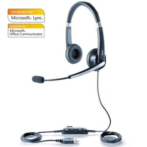 Jabra UC Voice 550 MS Duo Black USB Noise-Canceling Professional Headset - New