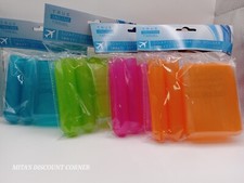 3 Travel Set Toothbrush Soap Holder Combo Bathroom Shower Box Container