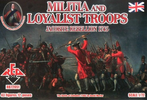 Red Box 72051 - 1/72 - Militia and Loyalist Troops Jacobite Rebellion 1745 Bausatz - Bild 1 von 12