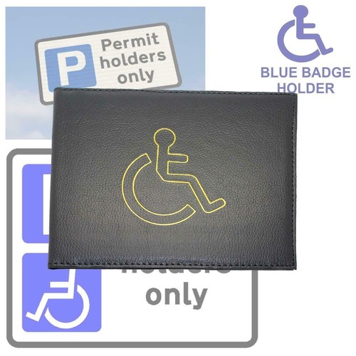 Disabled Blue Badge Holder Wallet Parking Disability Wallet FREE POST