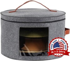 Contenedor de bolsa organizadora de sombreros de ala redonda apilable port til