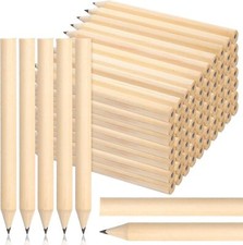 200 Pcs Half Pencils Bulk 2 HB Mini Golf Round Pre Sharpened Wooden