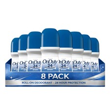 Avon On Duty Sport 24 Hr Roll-On Antiperspirant Deodorant, 2.6 fl oz Pack of 8 