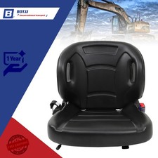 For TOYOTA FORKLIFT SEAT WITH SEATBELT SWITCH PREMIUM QUALITY BELT BLACK