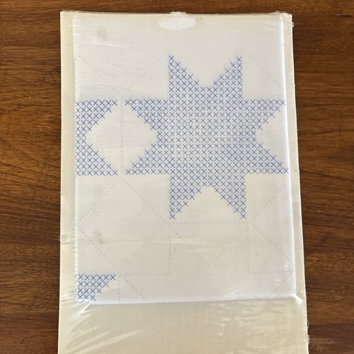 WonderArt Blocchi Trapuntati Punto Croce STARBURST 18"x18" Blocchi -Set di 6-NOS - Foto 3 di 3