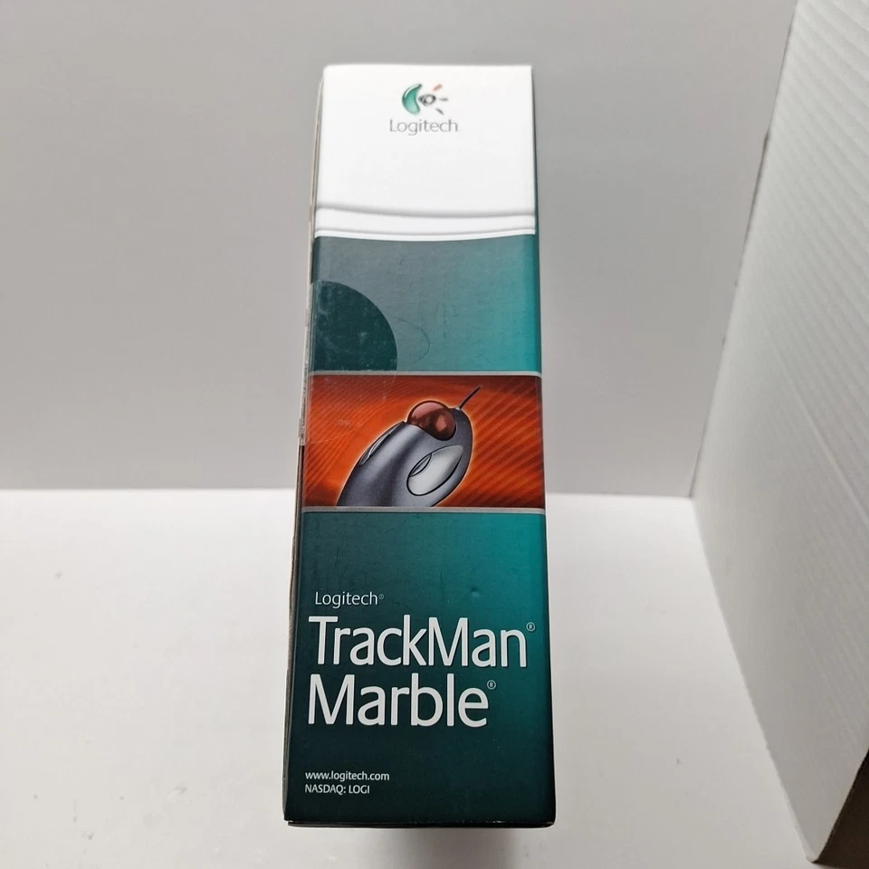 Logitech Trackman Marble Computer Mouse Trackball Wired New/Open Box - Bild 4 von 4