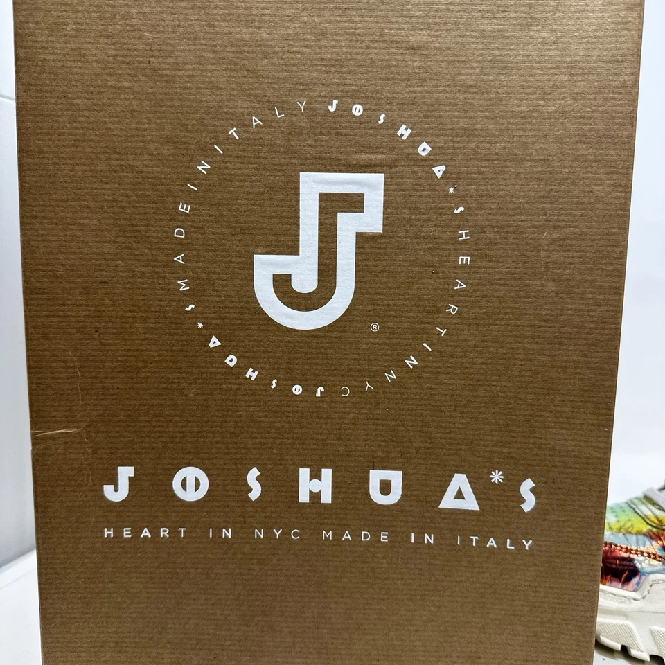 Joshua*s Zenith 迷彩彩虹全息运动鞋女式 38 码意大利制造 — 第 3/4 张图片