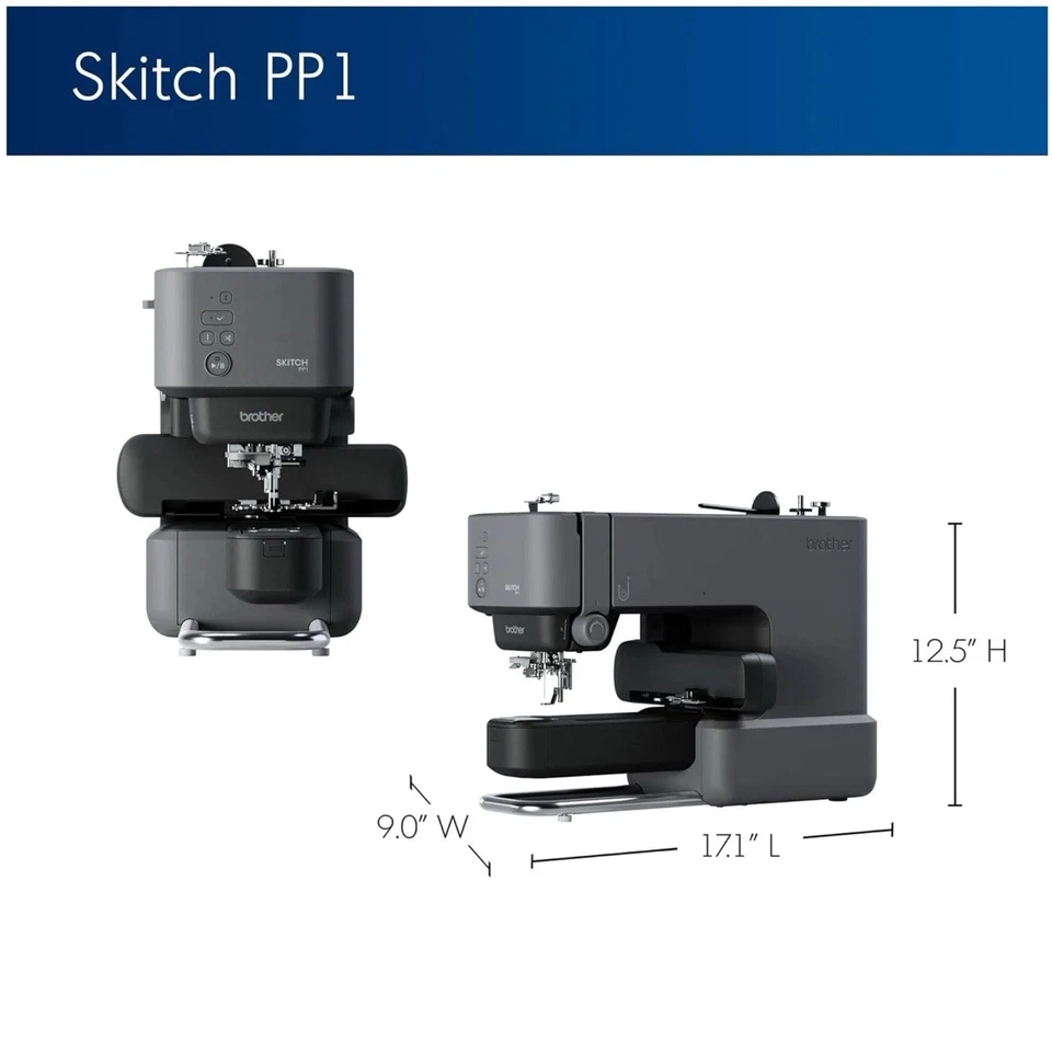 Brother Skitch Single-Needle Embroidery Machine with Artspira connection BBIB - Image 4 of 4