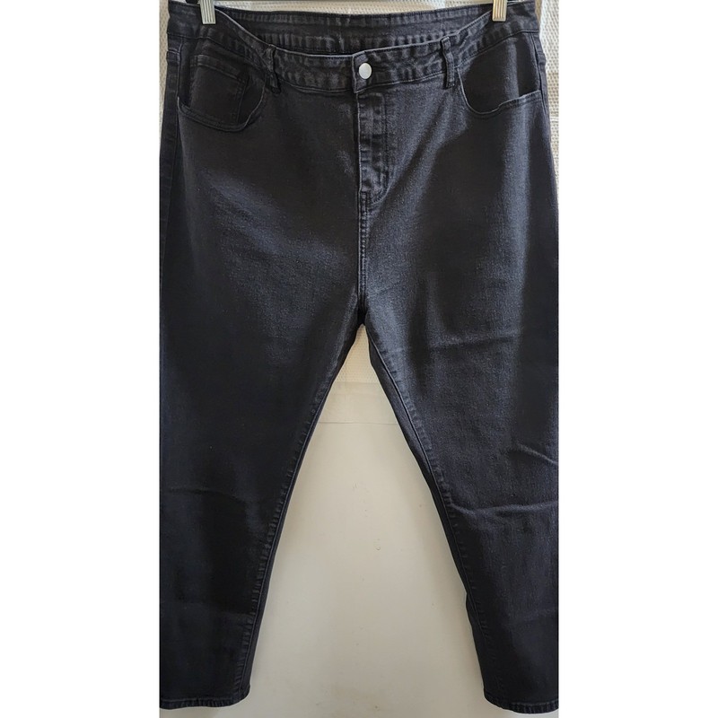 TEMU BLACK SKINNY STRETCH JEANS