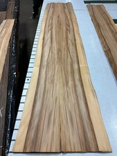Red Gum Raw Wood Veneer 2 sheets 68'' x 7'' 321Y