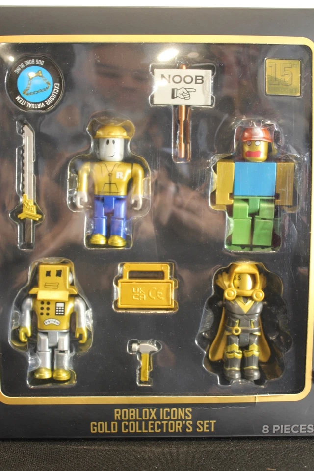 Jazwares Roblox Iconos Oro Coleccionista’s Set 15 Aniversario Completo Foto 3 de 4