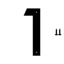6 Inch House Numbers for Outside, Metal Address Numbers for Home Door Suitabl...