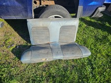 1965-1968 Mustang Coupe Back Seat Set Of Upper And Lower Original Blue Oem