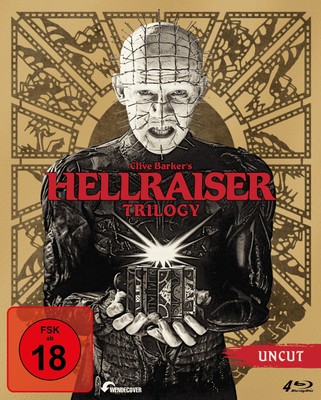 Hellraiser Trilogy (4 Blu-ray-Disc-Edition) (Uncut) Blu-ray FSK18  *NEU*OVP*