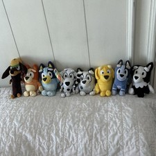 Lot Of 8 Bluey And Friends Lucky Bingo Muffin Snickers Mackenzie 7" Plush
