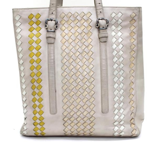 Bottega Veneta Intrecciato Leather Tote Bag H11.8 W11.0 D7.1 Used thumbnail 2