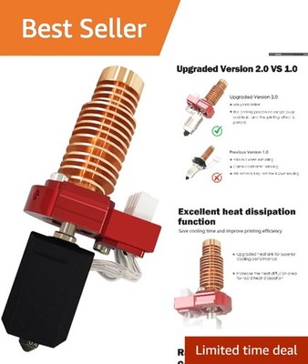 High-Performance 2.0 Ceramic Hotend Kit - Compatible with Flashforge 5M/5M Pro