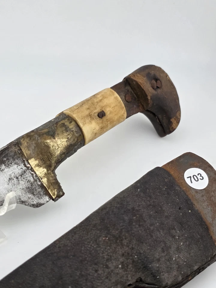 Daga Chura Original Victoriana Afgana Khyber Pass con Vaina alrededor de 1840 Foto 3 de 4