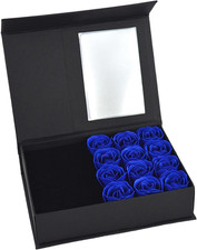 Valentine'S Day Rose Jewelry Box Preserved Flower Rose Box Decorative Jewelry Bo