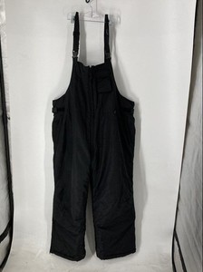 Athletic Works Mens Black Outdoor One Piece Snow Bib Pants Size 2XL Lot Of 2