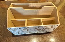 Wooden Desk Organizer - New - Open Box