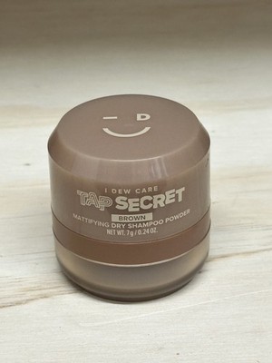3. DEW CARE Biotin Clarifying Dry Shampoo - Tap Secret Brown 0.24 Oz